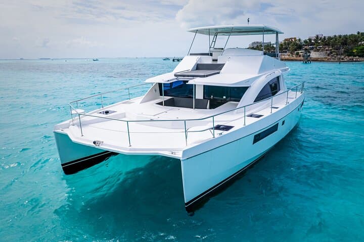Private Leopard 51′ Yacht Cruise from Puerto Aventuras — Gourmet Dining & Snorkel the Mesoamerican Reef photo 3