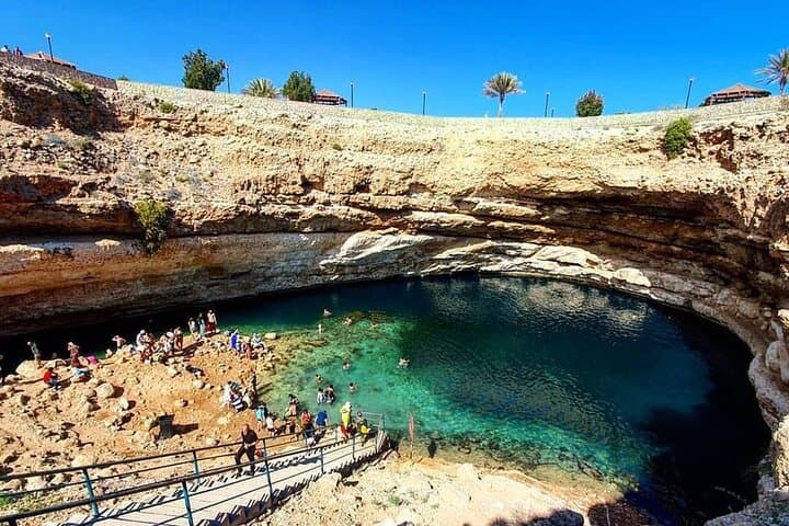Swim and Hike Oman’s Wadi Shab + Bimmah Sinkhole: Day Trip from Muscat photo 6