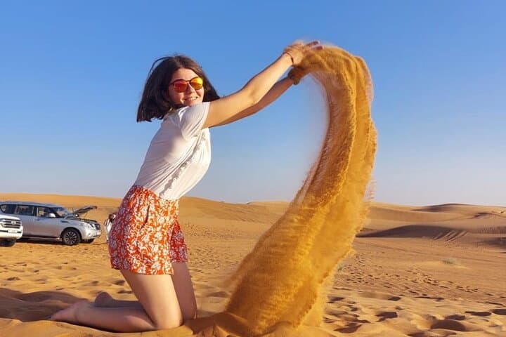 Dubai Evening Desert Safari: Dune Bashing, Camel Rides & Live Shows