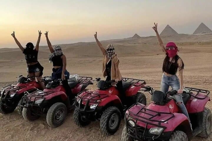 ATV Quad Bike Adventure at the Giza Pyramids