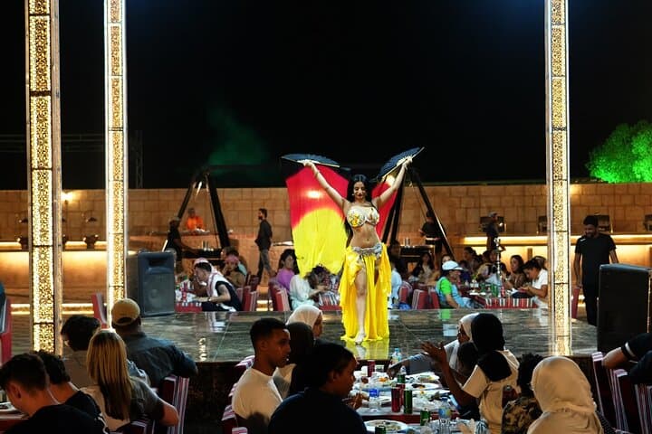 Deluxe Dubai Desert Safari with Dune Bashing, Camel Ride & BBQ