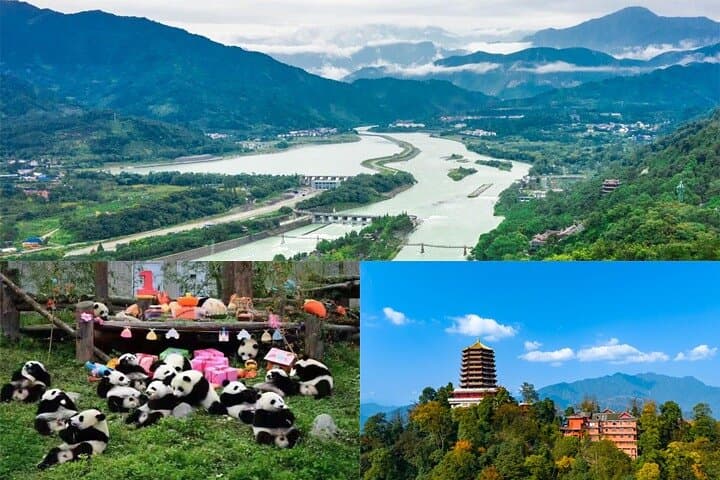 Dujiangyan and Mt. Qingcheng Day Tour — Pandas, Ancient Irrigation & Mountain Hike