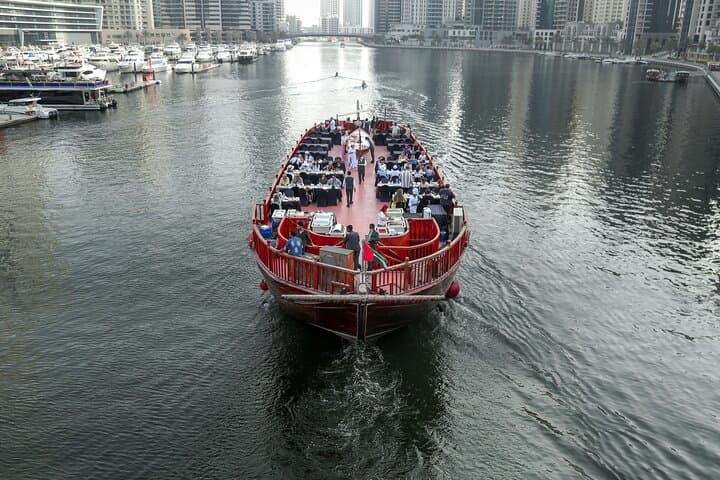 Dubai Marina Royal Dhow Dinner Cruise — 2-Hour Skyline Buffet & Live Music photo 4