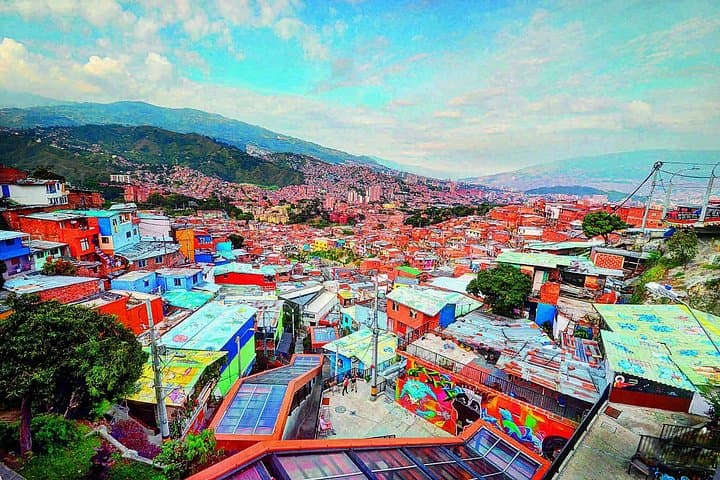 Skyline & Street Art: Private Helicopter Tour Over Medellín's Comuna 13 photo 1