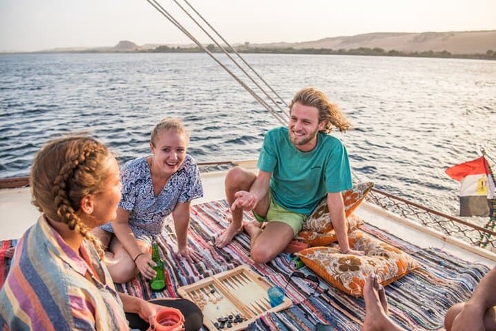 Night Felucca Cruise on the Nile from Aswan — Overnight Traditional Sail photo 5