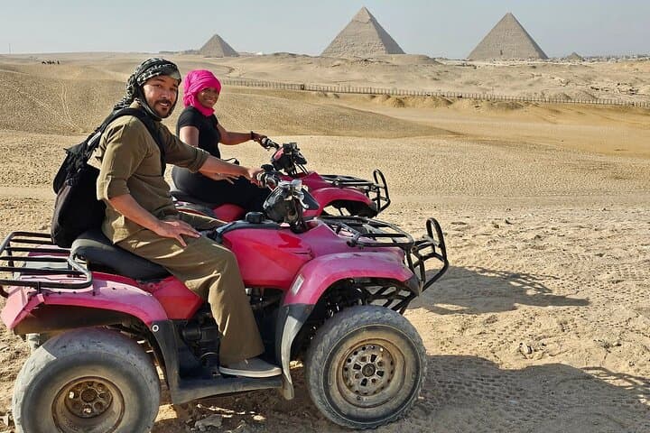 Giza Pyramids: Quad Bike Sunset, Camel Ride & Nile Dinner Cruise photo 2