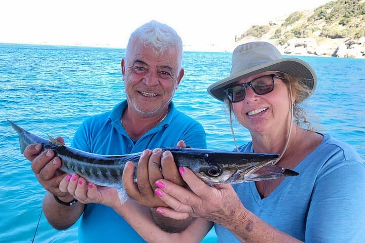 Skevos Fishing Trip Rhodes: Traditional Rhodian Boat Fishing & BBQ Experience