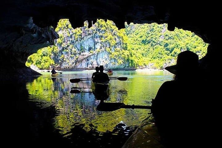 Lan Ha Bay Full-Day Cruise from Hanoi: Kayak, Swim and Explore Dark & Bright Caves photo 2