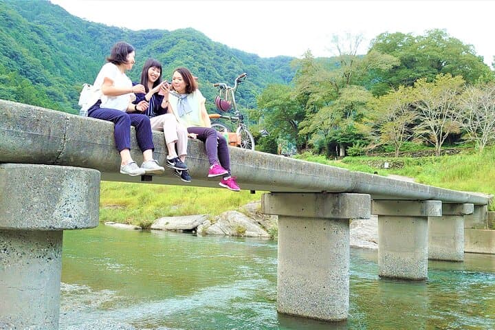 Brompton Slow Ride Along Anabuki River: Downhill Cycling in Tokushima