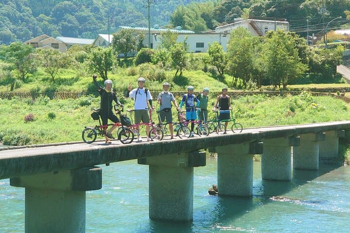 Brompton Slow Ride Along Anabuki River: Downhill Cycling in Tokushima photo 2