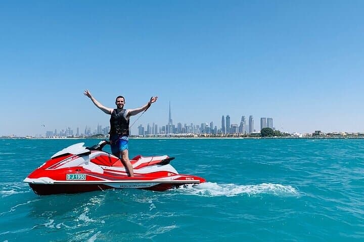 Two-Seater Jet Ski in Jumeirah: Burj Al Arab to Atlantis Views photo 4