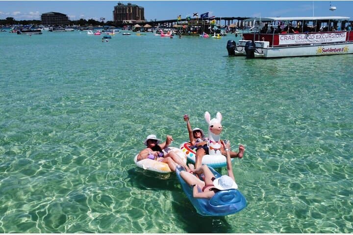 Double-Decker Pontoon with Slides in Fort Walton Beach — Crab Island & Choctawhatchee Bay photo 4