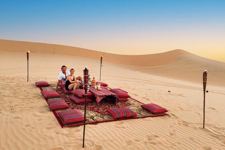 Romantic Private Dune Dinner in Abu Dhabi — Sunset Desert Safari & Private BBQ photo 2