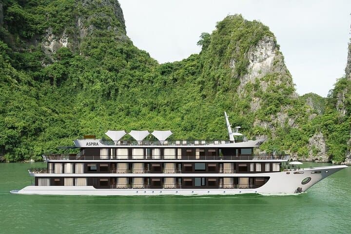 Two-Day Aspira Cruise: Ha Long Bay & Lan Ha Bay Overnight