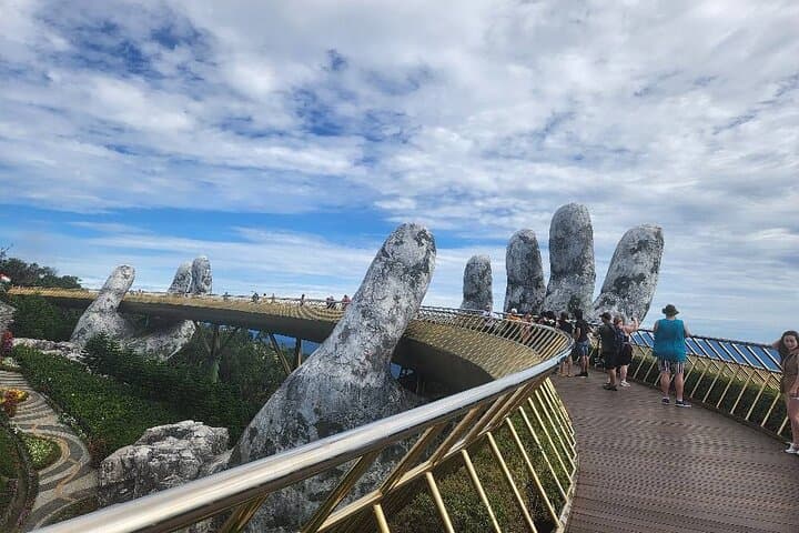 Golden Bridge to Hai Van Pass: Private Day Tour from Da Nang to Lap An Lagoon photo 2