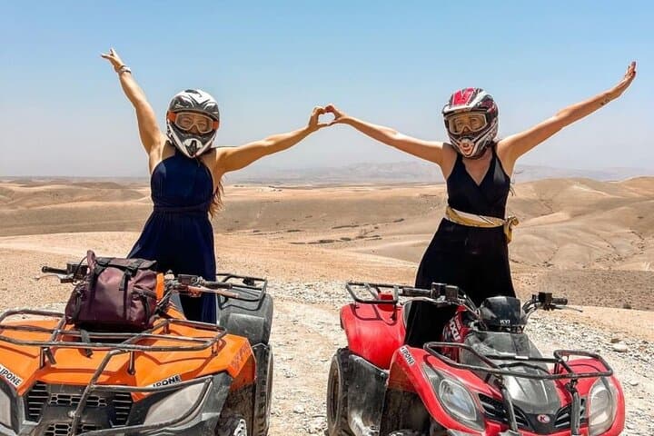 Agafay Desert Adventure: Quad Biking, Camel Ride & Berber Dinner from Marrakech