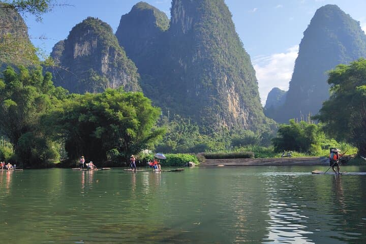 Yangshuo Yulong Bamboo Raft & Ruyi Peak Cable Car Day Tour — From Yangshuo photo 2