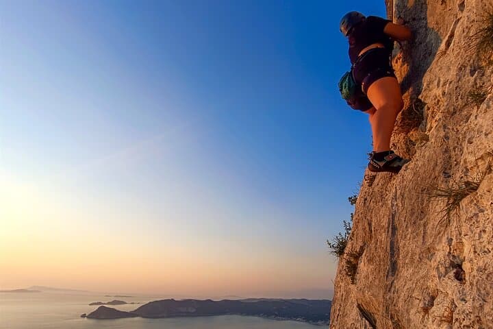 Beginner Rock Climbing in Corfu: Sea-View Top-Rope Climbs from Makrades photo 6
