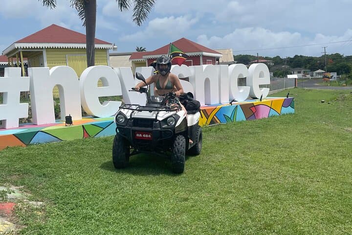 ATV Excursion on Nevis: Beaches, Saddle Hill & Hot Springs