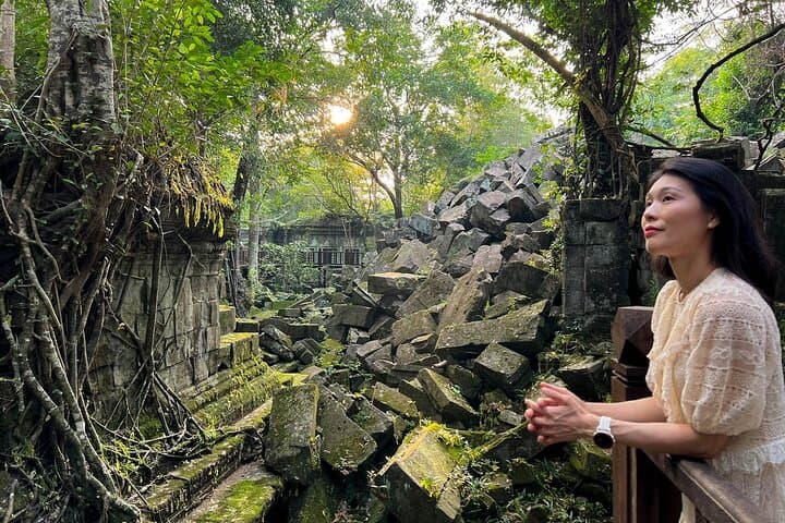 Three-Day Angkor Wat & Kulen Mountain: Sunrise, Beng Mealea & Floating Village photo 3