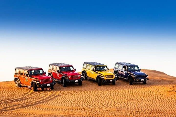 Dubai Desert Safari Jeep Wrangler: Dune Bashing, Camel Rides and Live BBQ photo 2