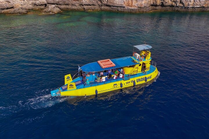 3-Hour Hippo Submarine Tour — Explore Lindos, Vlicha & Navarone Bay photo 4