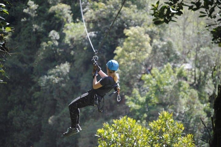 2,000m Canopy Circuit & Via Ferrata in Baños: Zip, Hike and Cross the Ulba Canyon photo 3