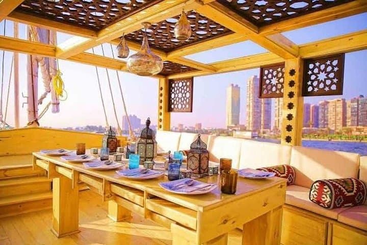 Private Cafelluca Nile Sailing Boat in Cairo — 3-Hour Nile Cruise with Meals photo 3