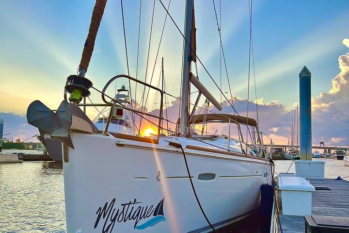 Sunset Sail on the Mystique: Private Dolphin & Charleston Harbor History Cruise photo 6