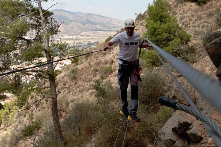 Via Ferrata Redován K2: Family-Friendly Climbing in Alicante's Limestone Crags photo 3