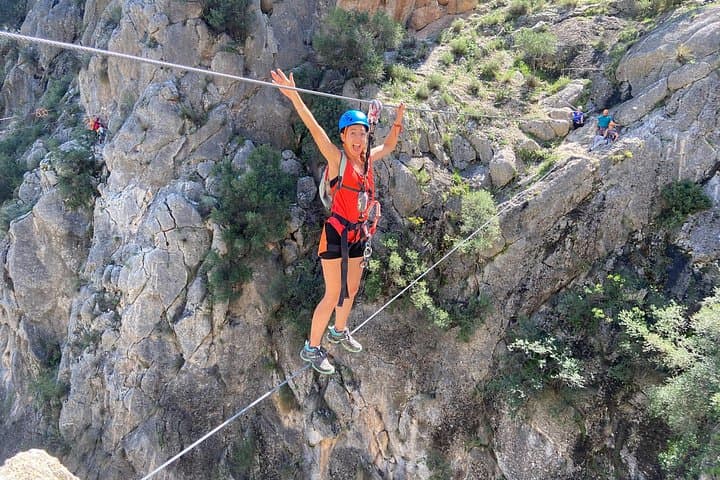 Via Ferrata Salto del Ciervo K3 — Sierra Espuña via ferrata near Murcia