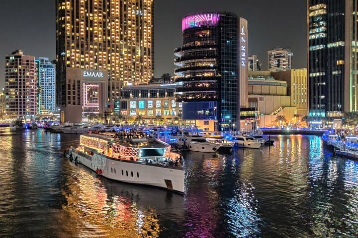 Dubai Mega Yacht Dinner Cruise: Marina Skyline & Live Entertainment photo 2