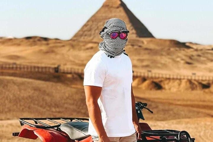 Quad Bike Around the Pyramids of Giza — Desert ATV Safari Near Cairo
