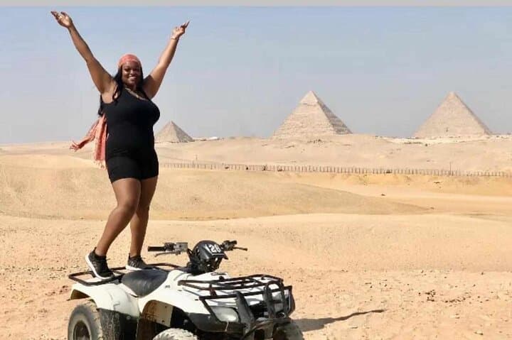 Quad Bike Around the Pyramids of Giza — Desert ATV Safari Near Cairo photo 2