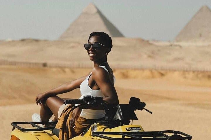 Quad Bike Around the Pyramids of Giza — Desert ATV Safari Near Cairo photo 3