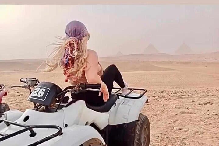 Quad Bike Around the Pyramids of Giza — Desert ATV Safari Near Cairo photo 4