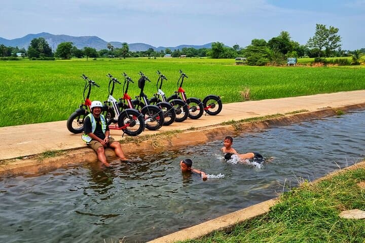 E-Scooter Through Kanchanaburi Rice Fields to the River Kwai Bridge photo 3