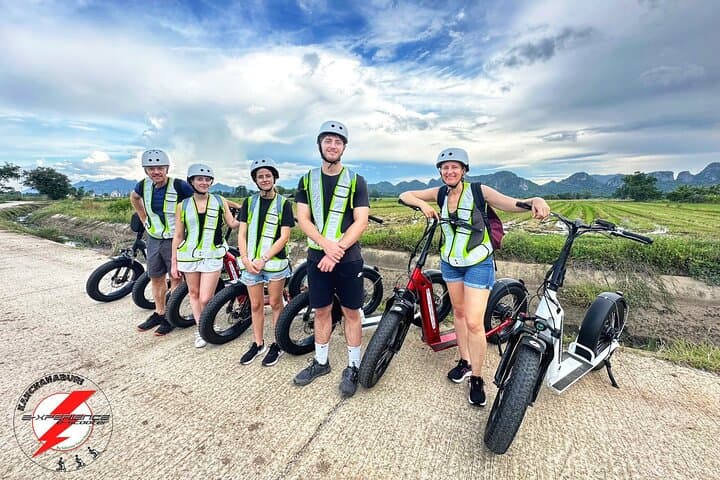 E-Scooter Through Kanchanaburi Rice Fields to the River Kwai Bridge photo 2