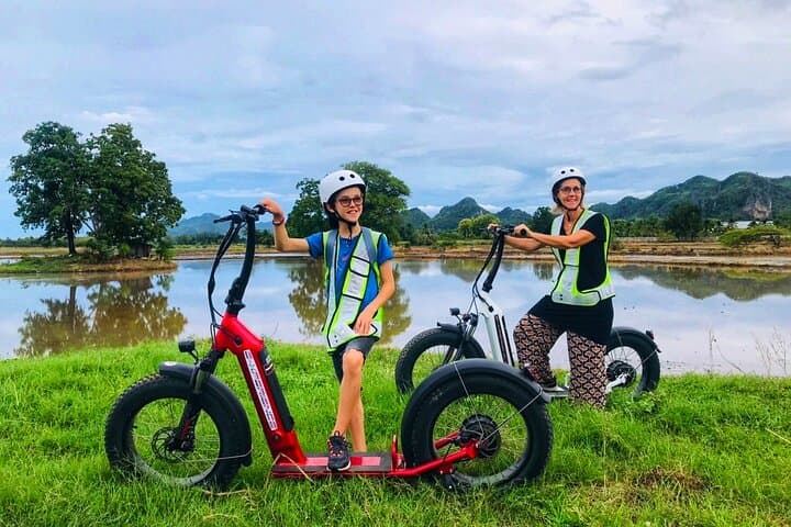 E-Scooter Through Kanchanaburi Rice Fields to the River Kwai Bridge photo 6