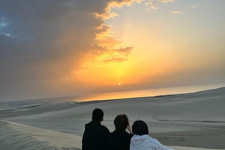 Qatar Desert Sunset: Camel Ride, Dune Bashing & Arabic Carpet Tea Experience photo 6