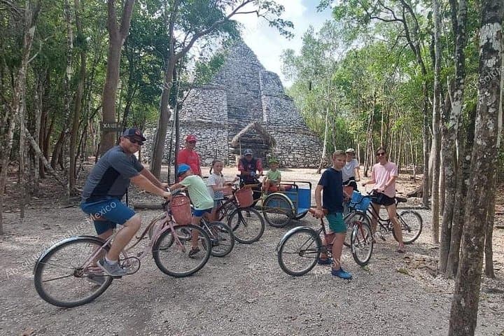Coba Private Tour: Bike Ancient Ruins and Swim Two Cenotes photo 3