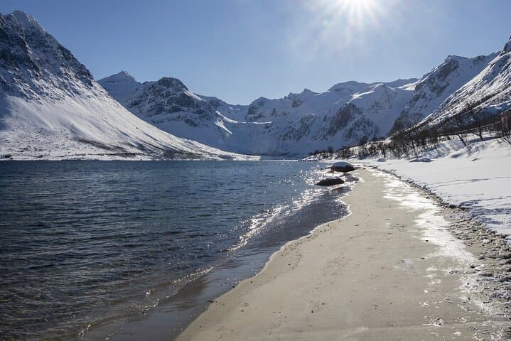 Tromso Fjords Road Trip with Grill Cabin & White-Sand Beach Break