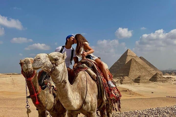 Grand Egyptian Museum & Giza Camel Ride: Private Half-Day Tour