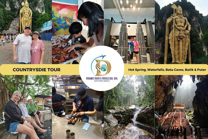 Day Trip to Batu Caves, Kanching Falls & Selayang Hot Springs from Kuala Lumpur