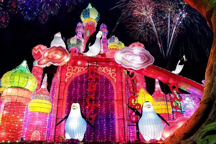Dubai Garden Glow: Glow Garden, Dino Park & Magic Park Night Admission