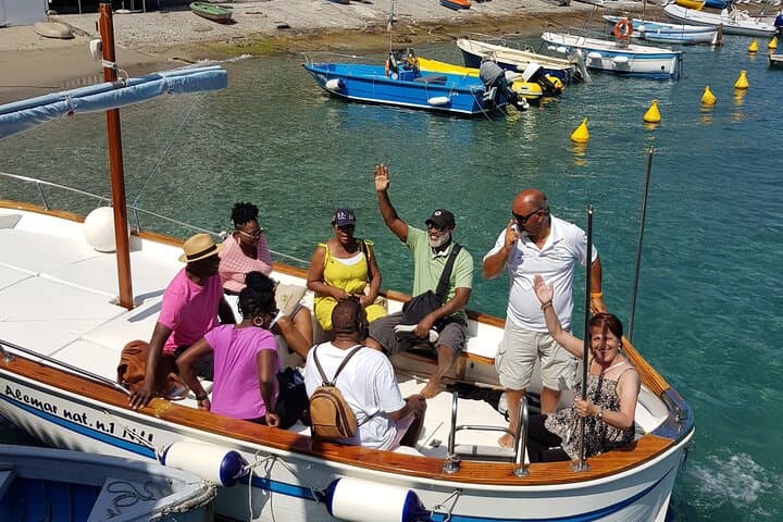 Capri Private Gozzo Tour to the Blue Grotto: 3-Hour Coastal Cruise photo 2