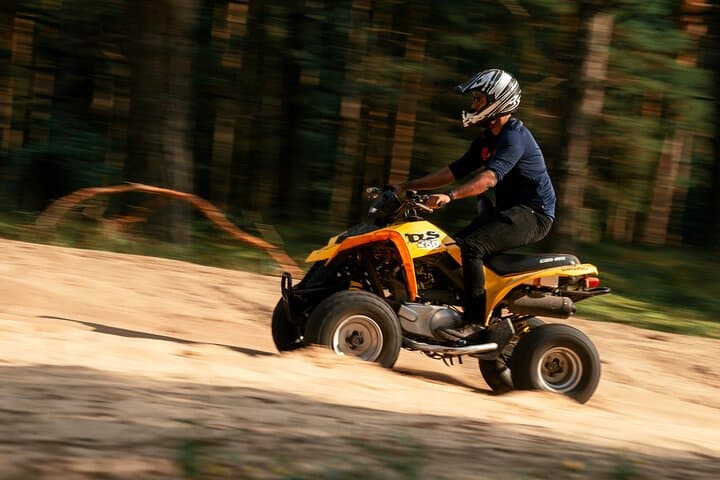 Riga ATV Quad Bike Safari: Private 5km Pine-Forest Adventure