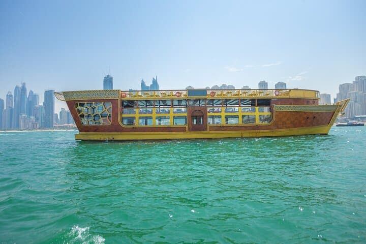 Dubai Dhow Dinner Cruise: Marina Skyline, Palm Views & Live Performances