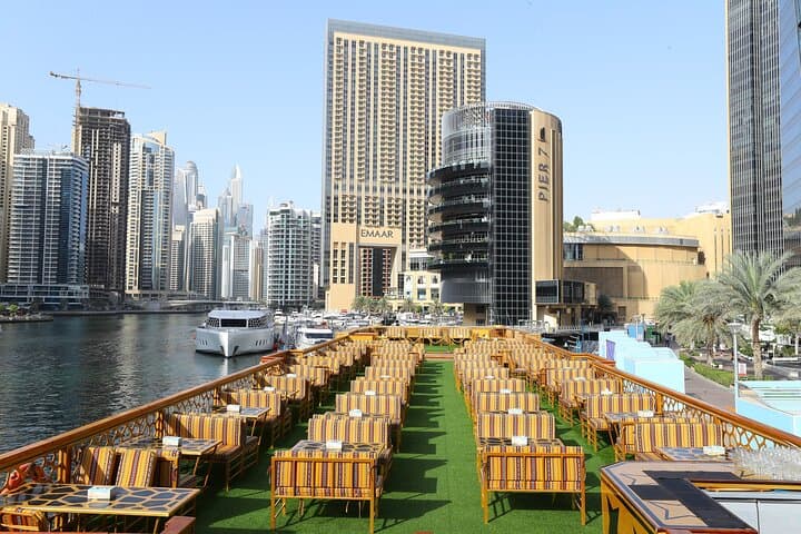 Dubai Dhow Dinner Cruise: Marina Skyline, Palm Views & Live Performances photo 2