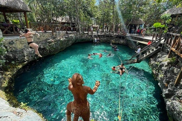 Riviera Maya Eco Adventure: 3 Cenotes & Kaan Luum Lagoon from Cancun photo 4